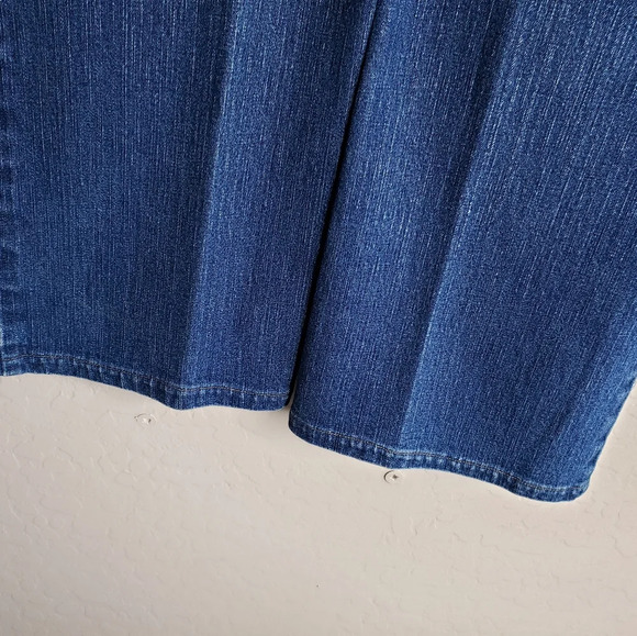 Michael Kors Womens Med Wash Side Studded Blue Denim Jeans Sz 4 - Picture 10 of 10